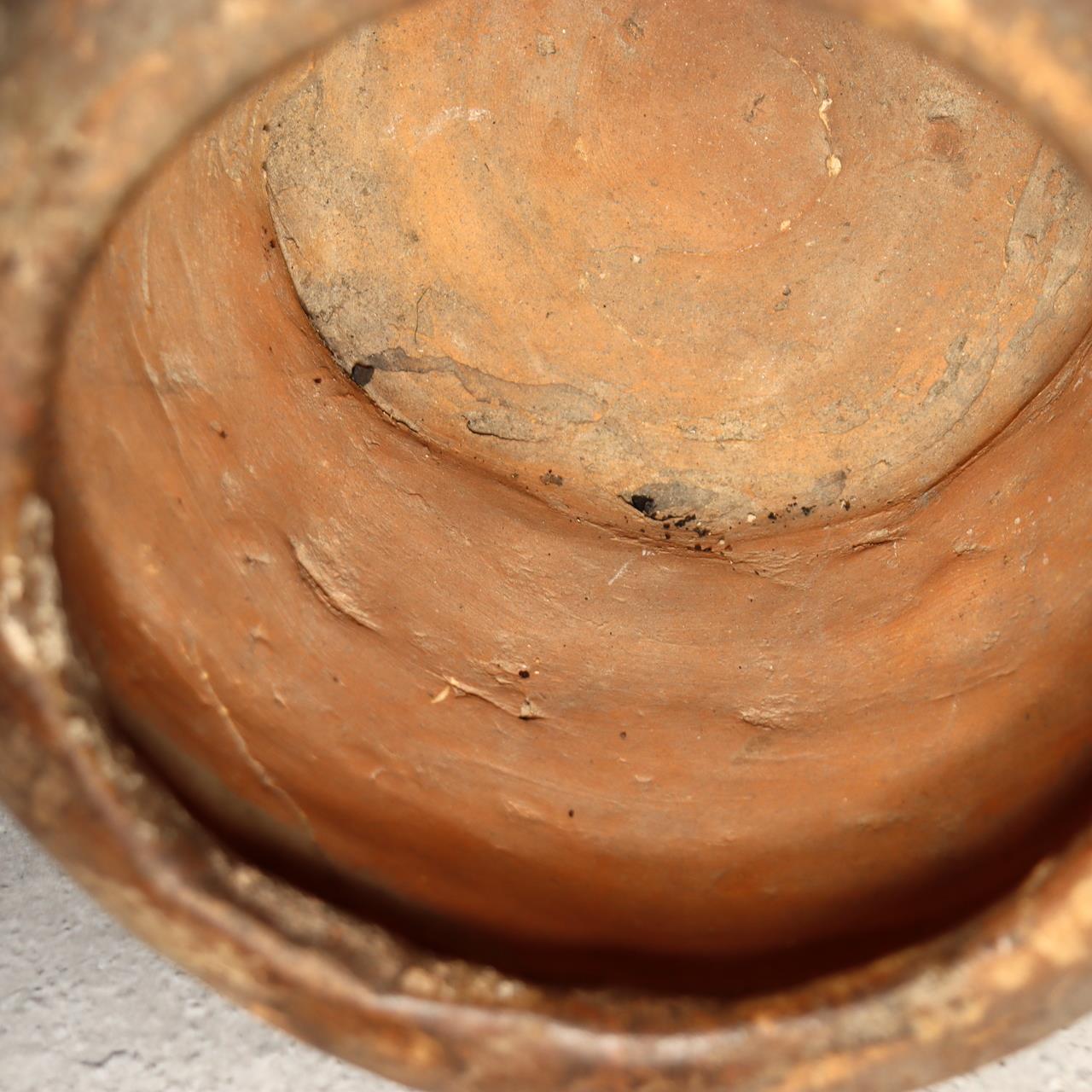 Antique Tokoname Tsubo Jar Muromachi Momoyama Ubakuchi Kiln Mark Wabi Sabi Japan10