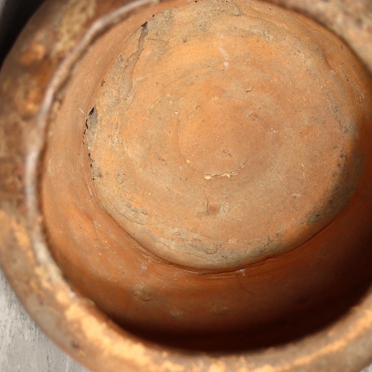 Antique Tokoname Tsubo Jar Muromachi Momoyama Ubakuchi Kiln Mark Wabi Sabi Japan9