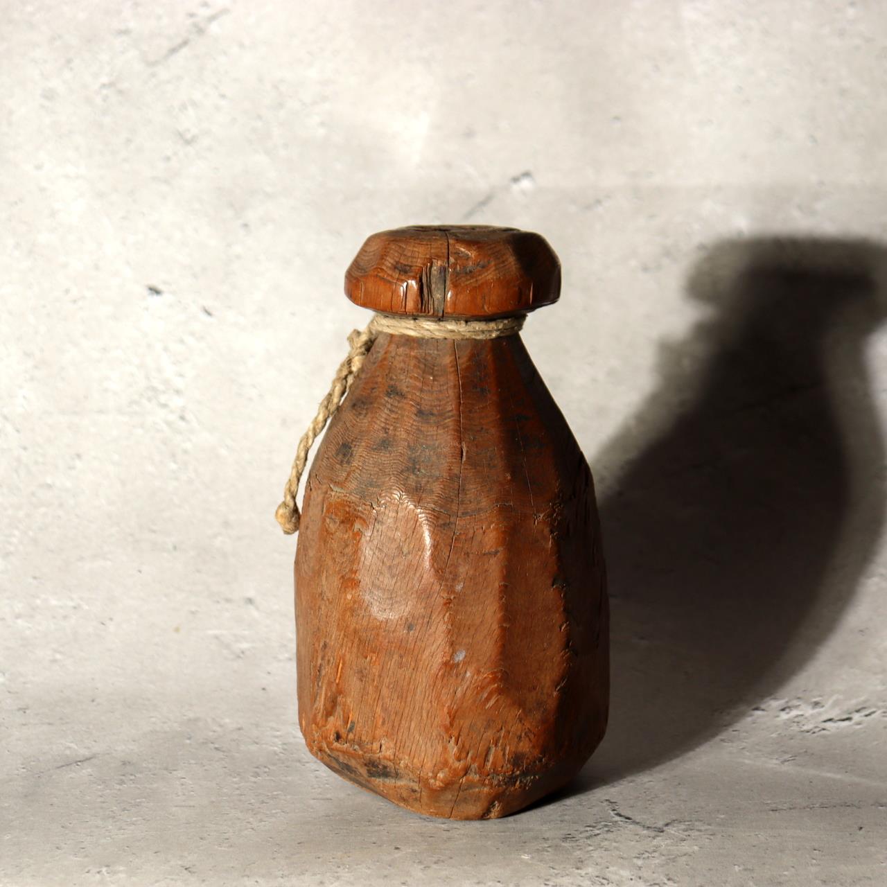 Antique Korean Wooden Loom Weight Joseon Folk Art Primitive Carved Sculpture WO55