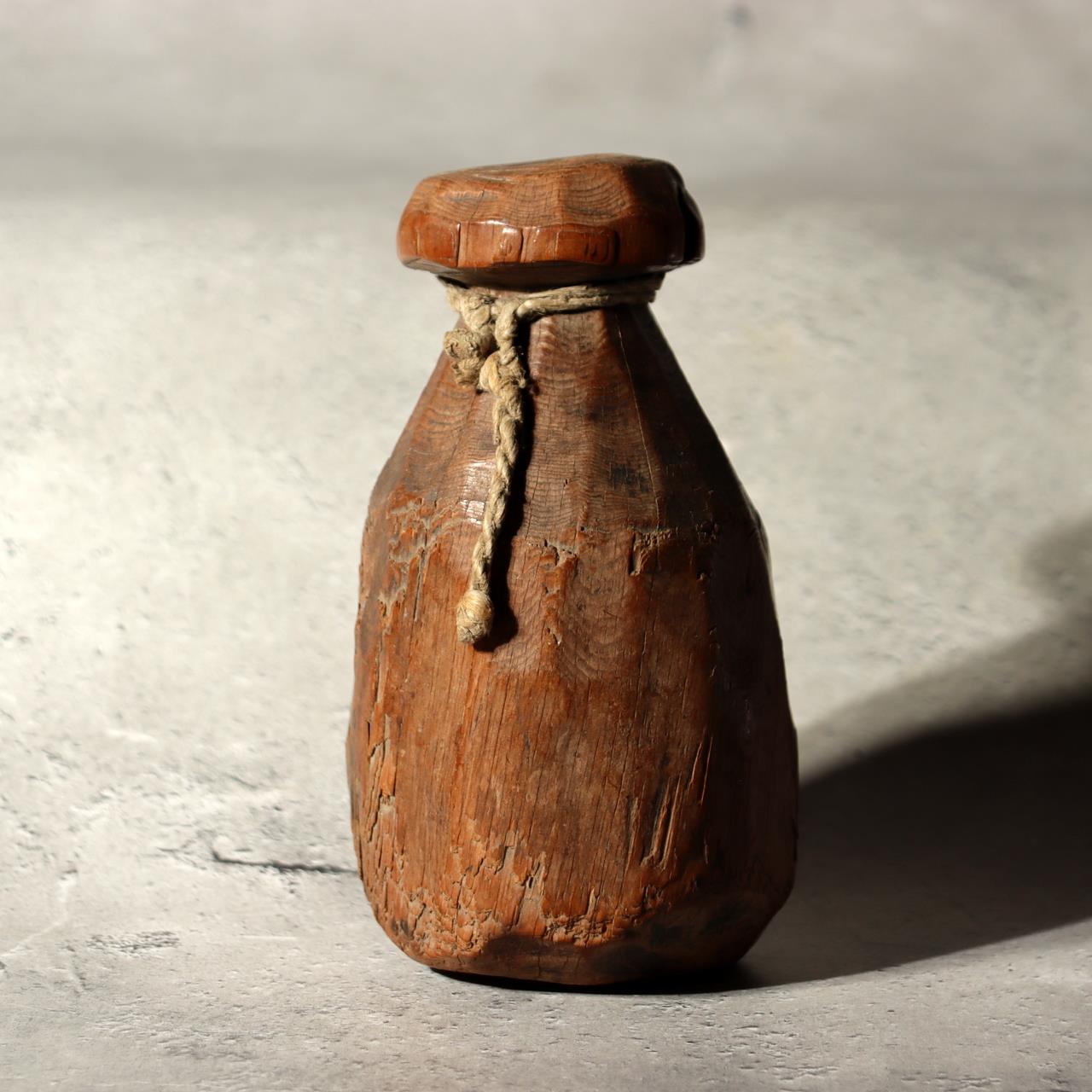 Antique Korean Wooden Loom Weight Joseon Folk Art Primitive Carved Sculpture WO52