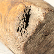 Antique Korean Wooden Loom Weight Joseon Folk Art Rustic Dry Wood Sculpture WO519