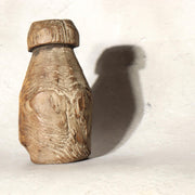 Antique Korean Wooden Loom Weight Joseon Folk Art Rustic Dry Wood Sculpture WO515