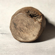 Antique Korean Wooden Loom Weight Joseon Folk Art Rustic Dry Wood Sculpture WO517