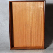 Japanese Wooden Box Burl Wood Tamamoku Intense Grain Document Stationery Box9