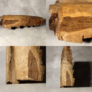 Antique Japanese Wood Tool Gangi Thatching Beater Primitive Folk Art Mingei Rare18