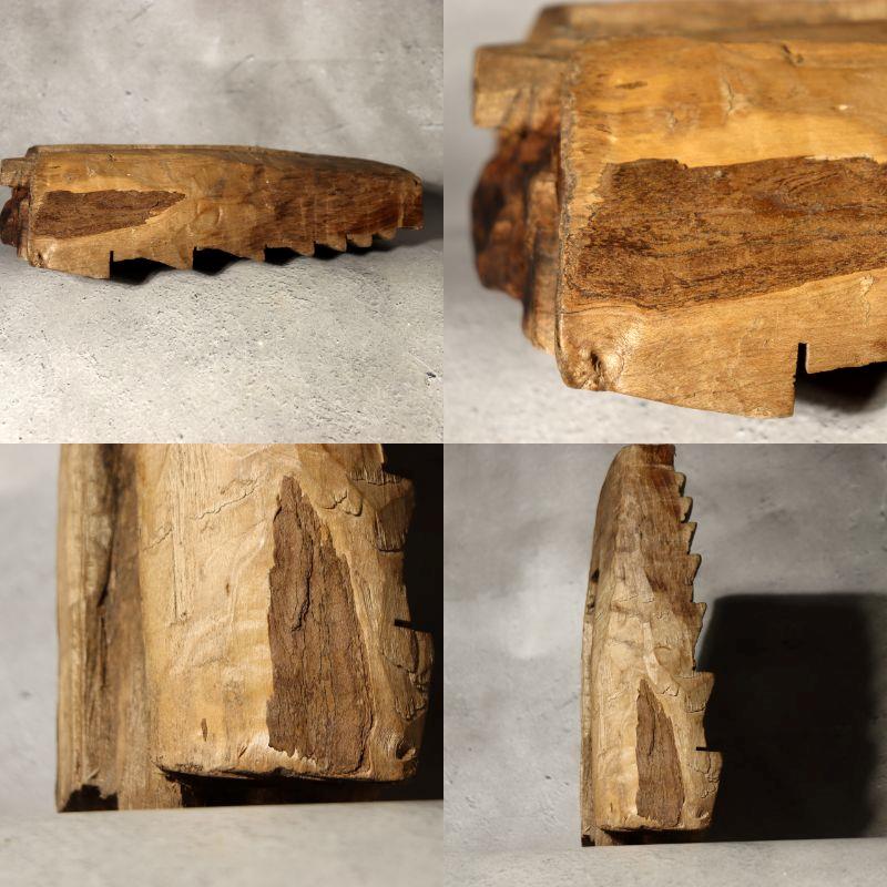 Antique Japanese Wood Tool Gangi Thatching Beater Primitive Folk Art Mingei Rare18