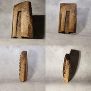 Antique Japanese Wood Tool Gangi Thatching Beater Primitive Folk Art Mingei Rare15