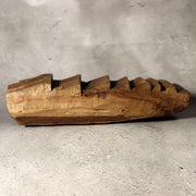 Antique Japanese Wood Tool Gangi Thatching Beater Primitive Folk Art Mingei Rare11