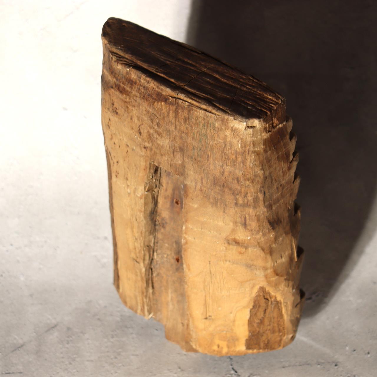 Antique Japanese Wood Tool Gangi Thatching Beater Primitive Folk Art Mingei Rare6