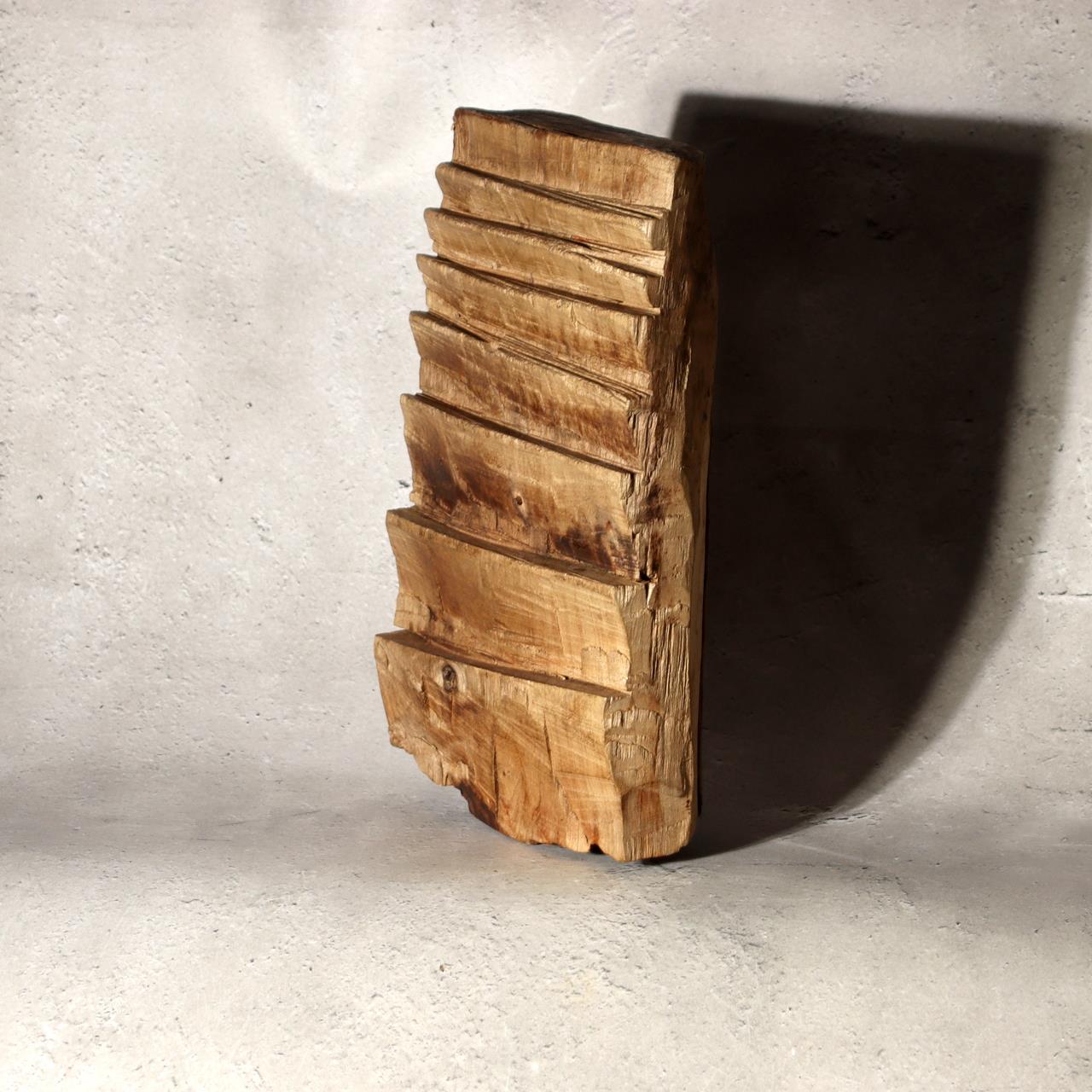 Antique Japanese Wood Tool Gangi Thatching Beater Primitive Folk Art Mingei Rare19