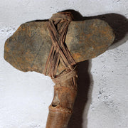 Japanese Jomon Period Stone Axe Head Real Excavated Artifact Modern Handle SS2210