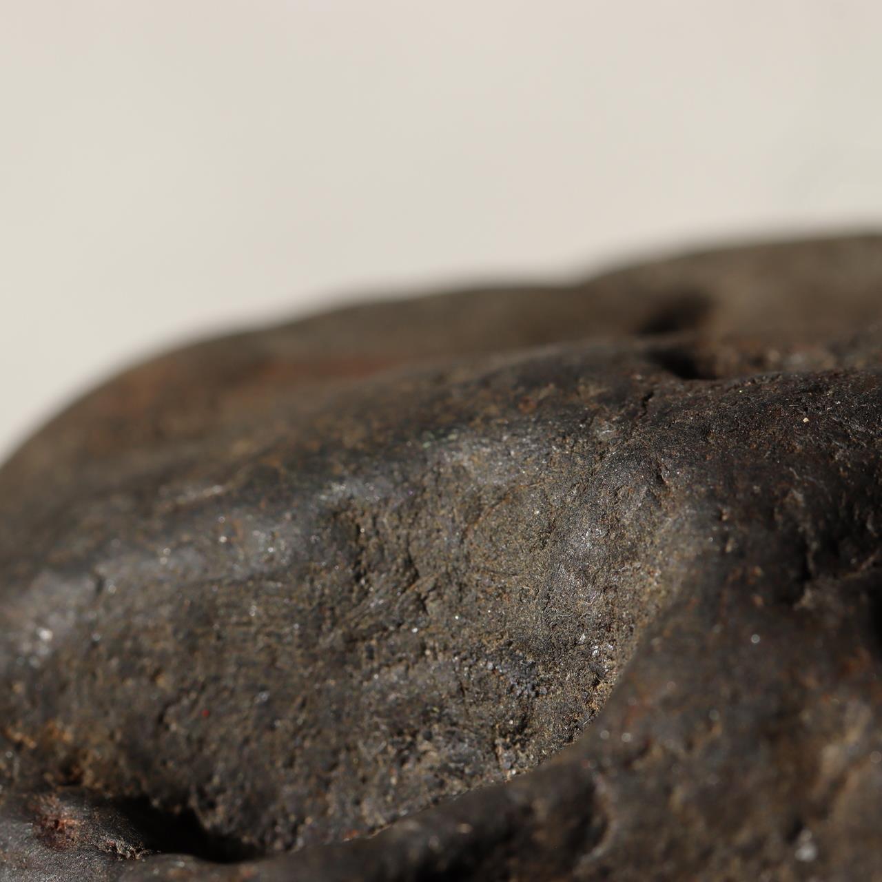 Iron Meteorite Natural Hole Sculptural Regmaglypts Space Rock Heavy 2.9kg SS22017