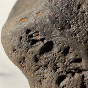 Iron Meteorite Natural Hole Sculptural Regmaglypts Space Rock Heavy 2.9kg SS22015