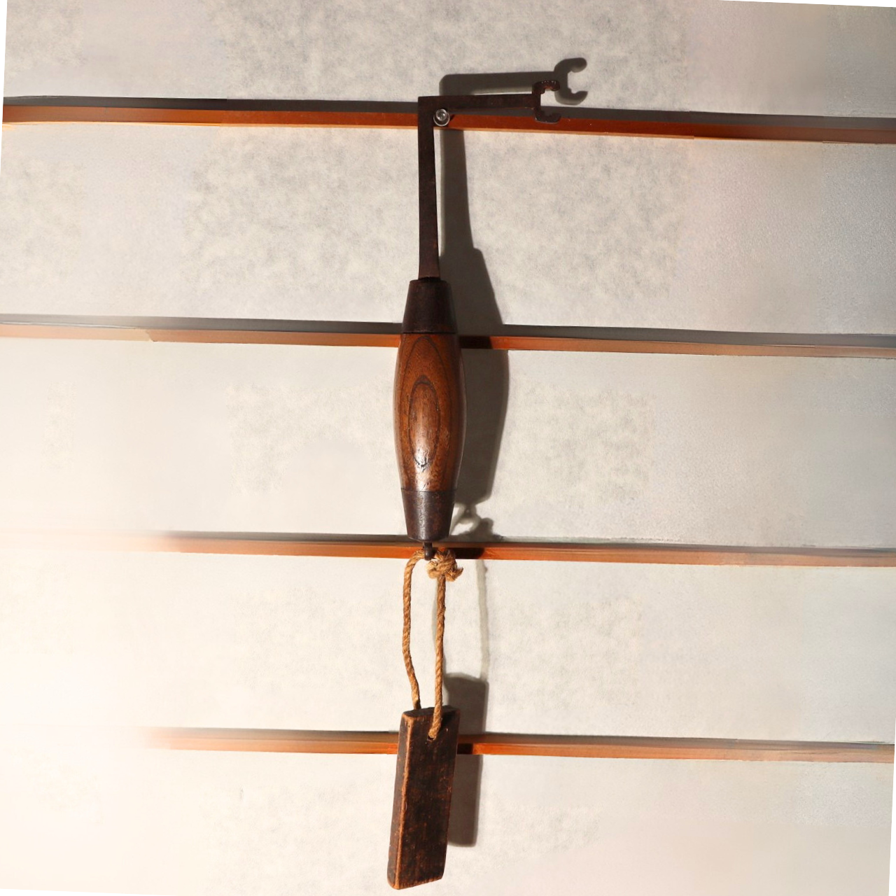 Japanese Antique Warehouse Key Kurakagi Rare Handle for Funa Tansu Chest Mingei1