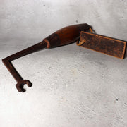 Japanese Antique Warehouse Key Kurakagi Rare Handle for Funa Tansu Chest Mingei4