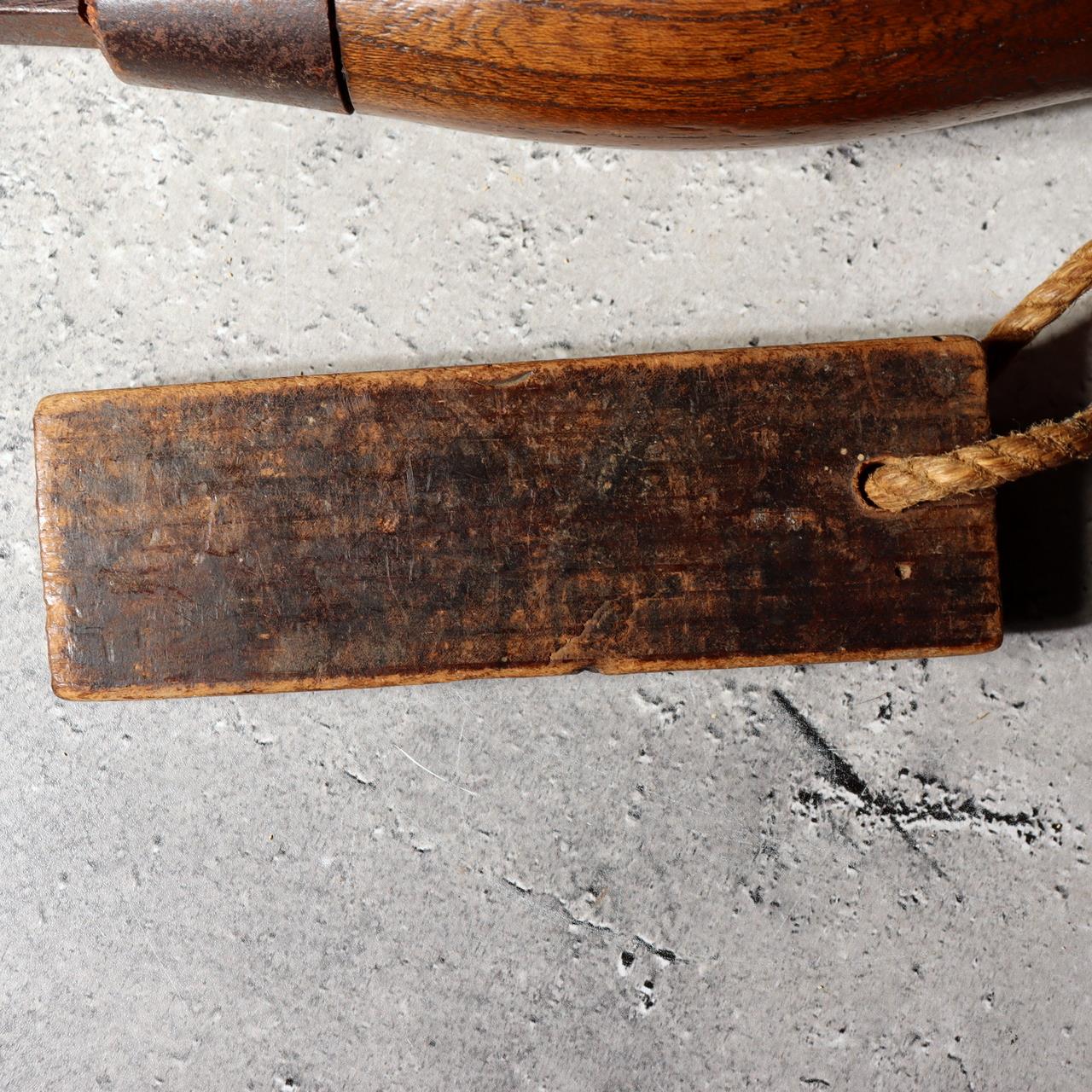 Japanese Antique Warehouse Key Kurakagi Rare Handle for Funa Tansu Chest Mingei8