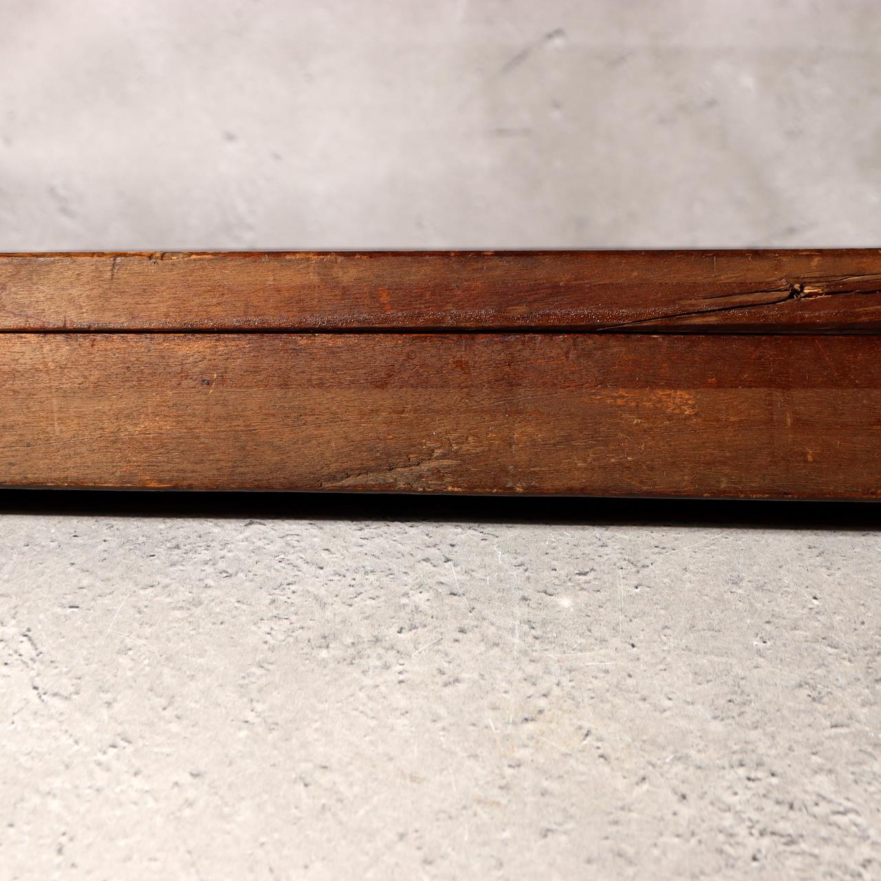 Japanese Antique Wood Carving Mold Kashigata Tai Fish Sea Bream Large Decor WO5115