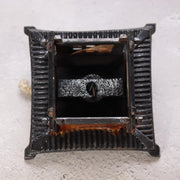 Japanese Vintage Cast Iron Wind Chime Furin Temple Lantern Bell Rustic BOS9957