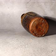 Japanese Antique Sake Bottle Tokkuri Iron Glaze Shinshu Mingei Edo Era Vase8