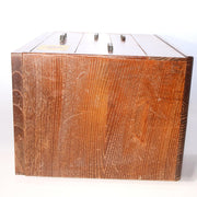 Japanese Vintage Wooden Sewing Box Haribako Tansu Chest Drawers Silk Label8