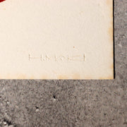 Maki Haku Japanese Modern Art Print "Kanau" Wish Embossed Abstract Framed ASO4296