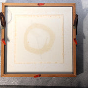 Maki Haku Japanese Modern Art Print "Kanau" Wish Embossed Abstract Framed ASO4292