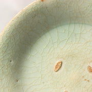 Korean Antique Late Koryo Celadon Tea Bowl Silica Spur Marks 14th C12