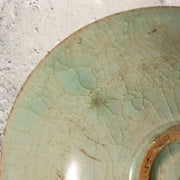 Korean Antique Late Koryo Celadon Tea Bowl Silica Spur Marks 14th C10