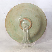 Korean Antique Late Koryo Celadon Tea Bowl Silica Spur Marks 14th C2