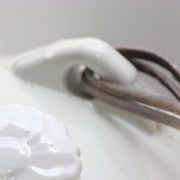 Large Japanese Porcelain Sake Barrel Server Taru Masamune Blue White 33cm 6.2kg16