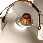 Large Japanese Porcelain Sake Barrel Server Taru Masamune Blue White 33cm 6.2kg4