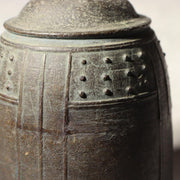 Japanese Vintage Bronze Bell Hansho Temple Buddhist Altar Dragon 18cm BOS9978