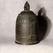 Japanese Vintage Bronze Bell Hansho Temple Buddhist Altar Dragon 18cm BOS9973
