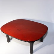 Japanese Vintage Folding Low Table Chabudai Red Lacquer Showa Retro WO5191