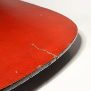 Japanese Vintage Folding Low Table Chabudai Red Lacquer Showa Retro WO51914