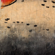 Japanese Antique Nobori Banner Samurai Warrior Musha-e Cotton 432cm Boro BRKW15813