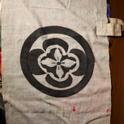 Japanese Antique Nobori Banner Samurai Horse Musha-e Cotton 396cm Boro BRKW160B11