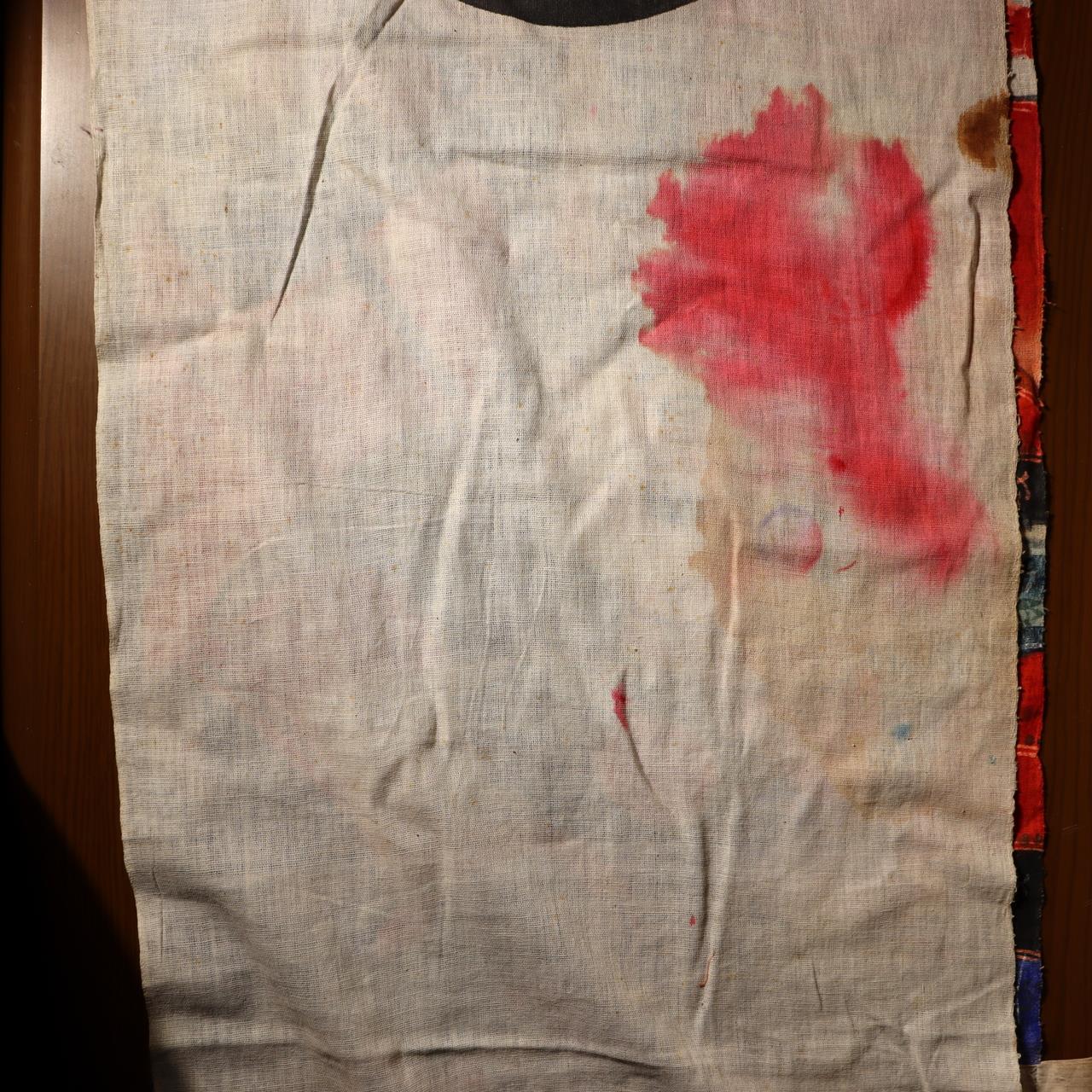 Japanese Antique Nobori Banner Samurai Horse Musha-e Cotton 396cm Boro BRKW160B12