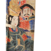 Japanese Antique Nobori Banner Empress Jingu Samurai Horse Cotton 360cm Boro15