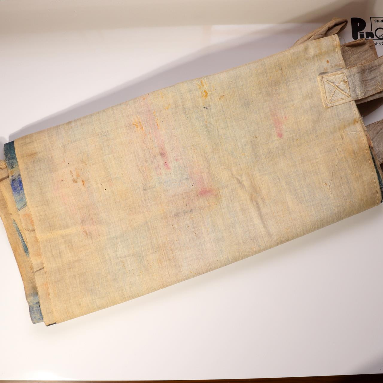 Japanese Antique Nobori Banner Empress Jingu Samurai Horse Cotton 360cm Boro6