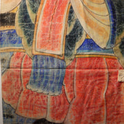 Japanese Antique Nobori Banner Empress Jingu Samurai Horse Cotton 360cm Boro13