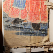 Japanese Antique Nobori Banner Empress Jingu Samurai Horse Cotton 360cm Boro14