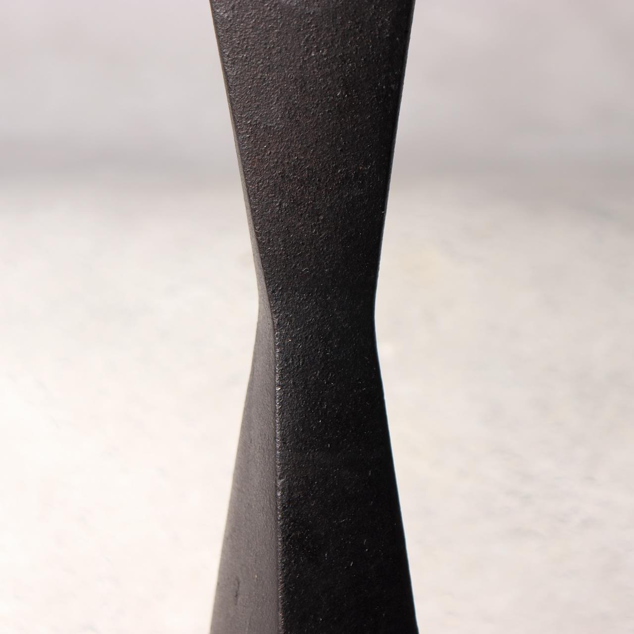 Japanese Nanbu Tekki Cast Iron Flower Vase Modern Twist Minimalist Ikebana BV7189