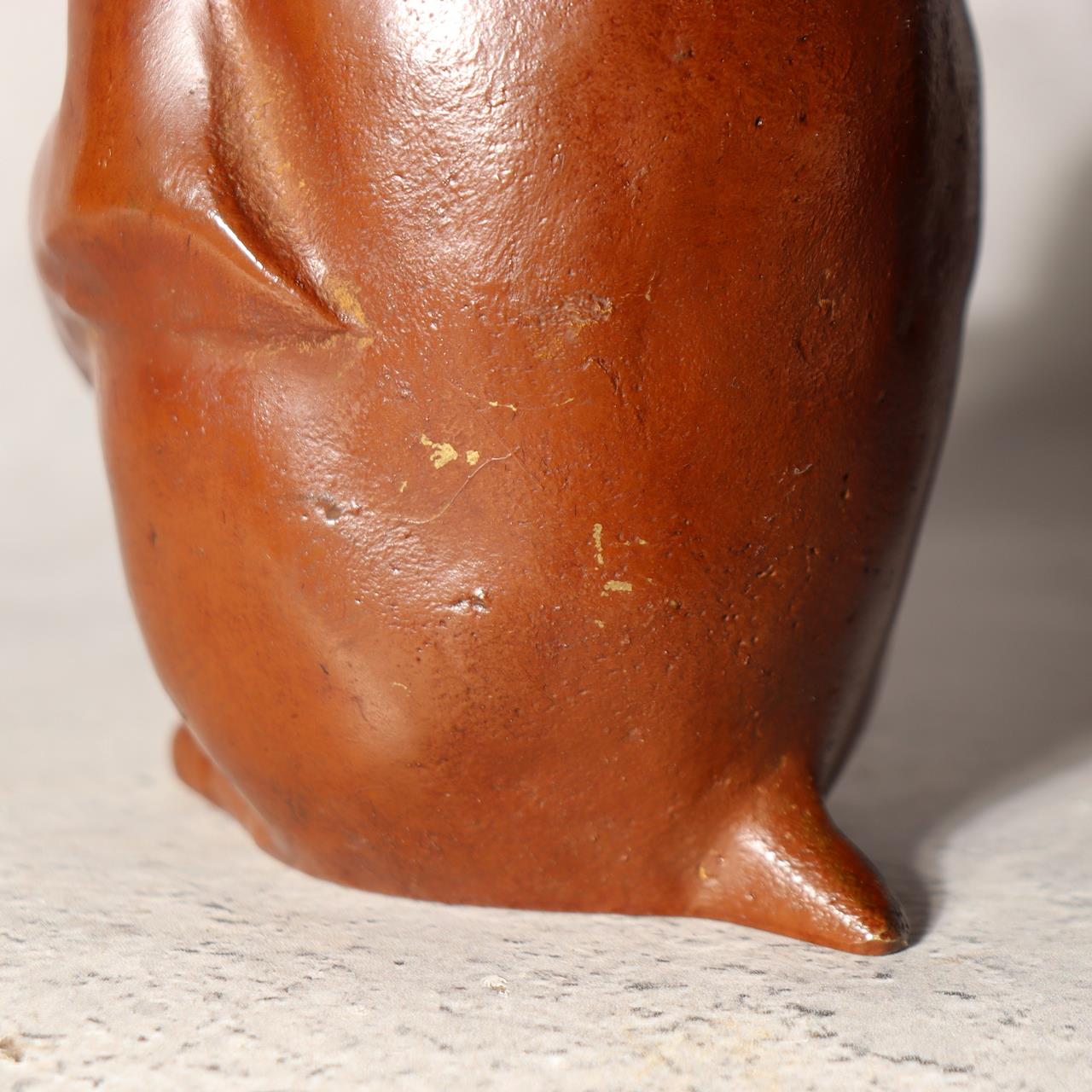 Japanese Bronze Statue Monkey Okimono Zodiac Signed Marutani Tando Art BOSa0910