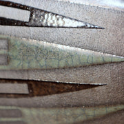 Japanese Otani Ware Flower Vase Ibushi Smoked Pottery Yano Kanichi Modern 28cm4