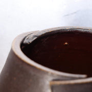 Japanese Bizen Ware Flower Vase Tripod Ikebana Matsui Tomoyuki Important Artist6