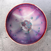 Japanese Tea Bowl Chawan Matcha Peacock Tenmoku Glaze Matsuyama Gaei Signed Box2