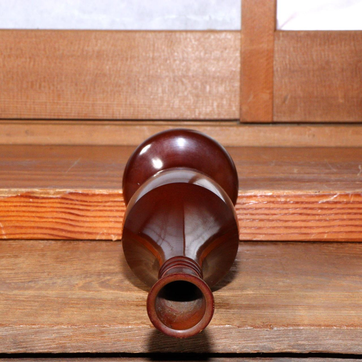 Reserved / / Japanese Copper Single Flower Vase Takaoka doki w / box BV5072