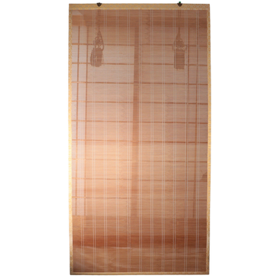 Japanese Vintage Woven Bamboo Ozashiki Sudare Misu Blinds Set of 2 VG42319