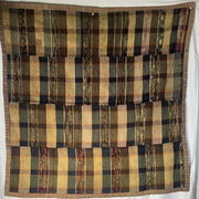 Vintage Japanese Sakiori Rag Weaving Kofu Textile Striped Rug BRKW1910